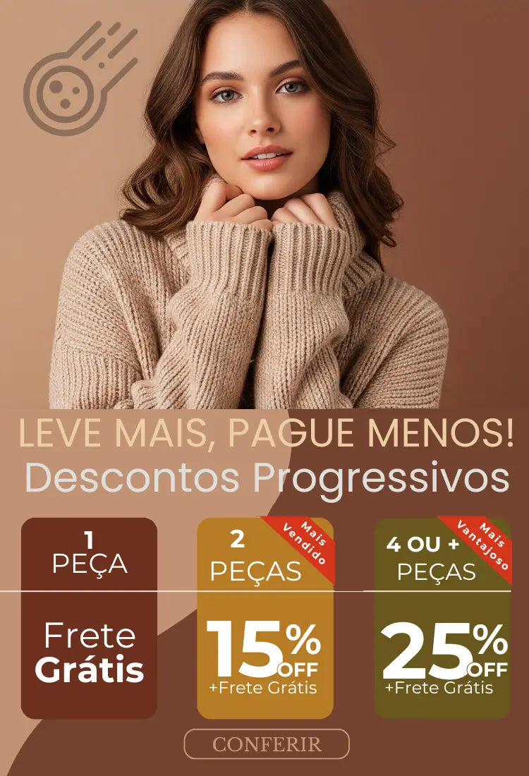 Banner Desconto Progressivo - coleção Outono Inverno