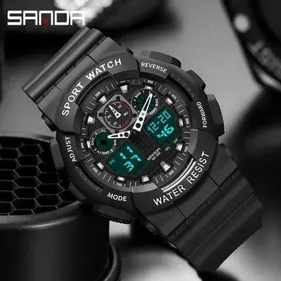 Relógio de Pulso Masculino Sanda Sport Watch Resist