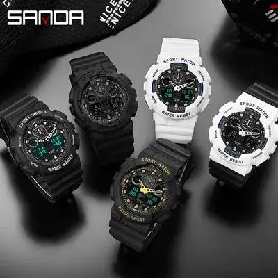 Relógio de Pulso Masculino Sanda Sport Watch Resist