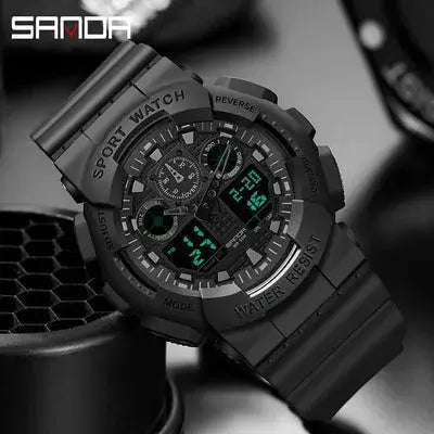 Relógio de Pulso Masculino Sanda Sport Watch Resist