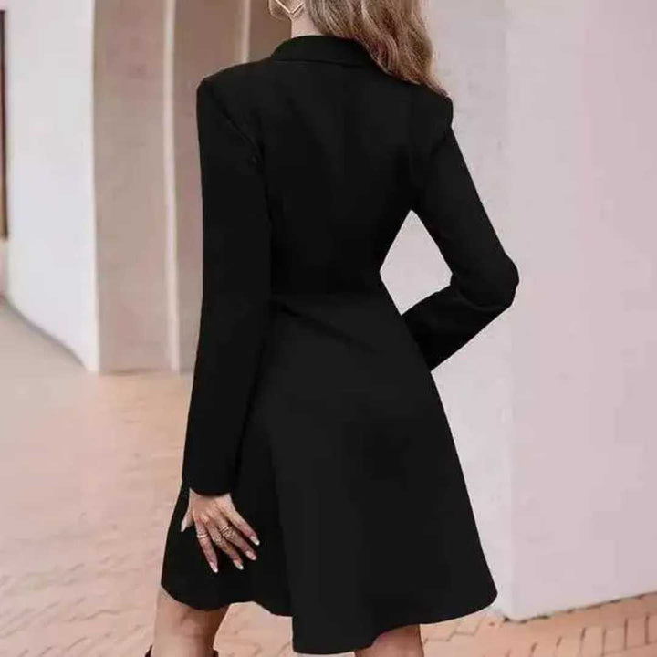 Vestido Manga Longa Preto