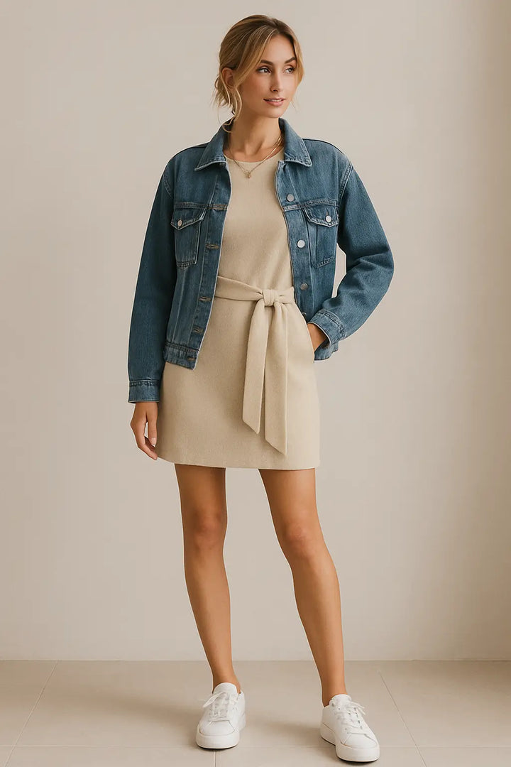 Vestido Curto de Malha 