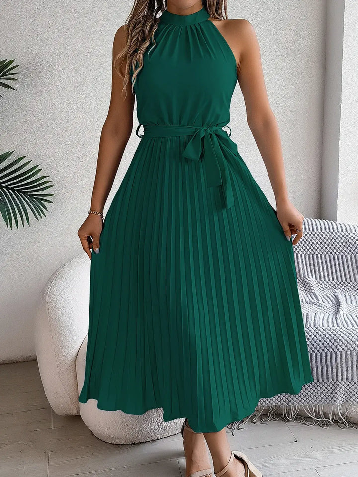 Vestido Longo Plissado