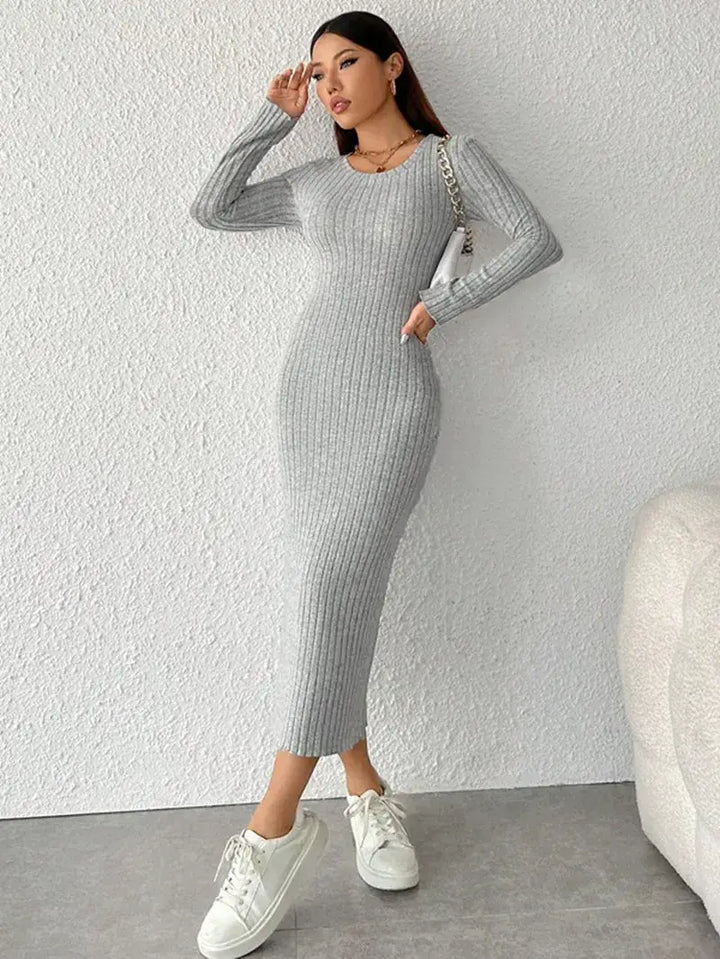 Vestido Manga Longa casual