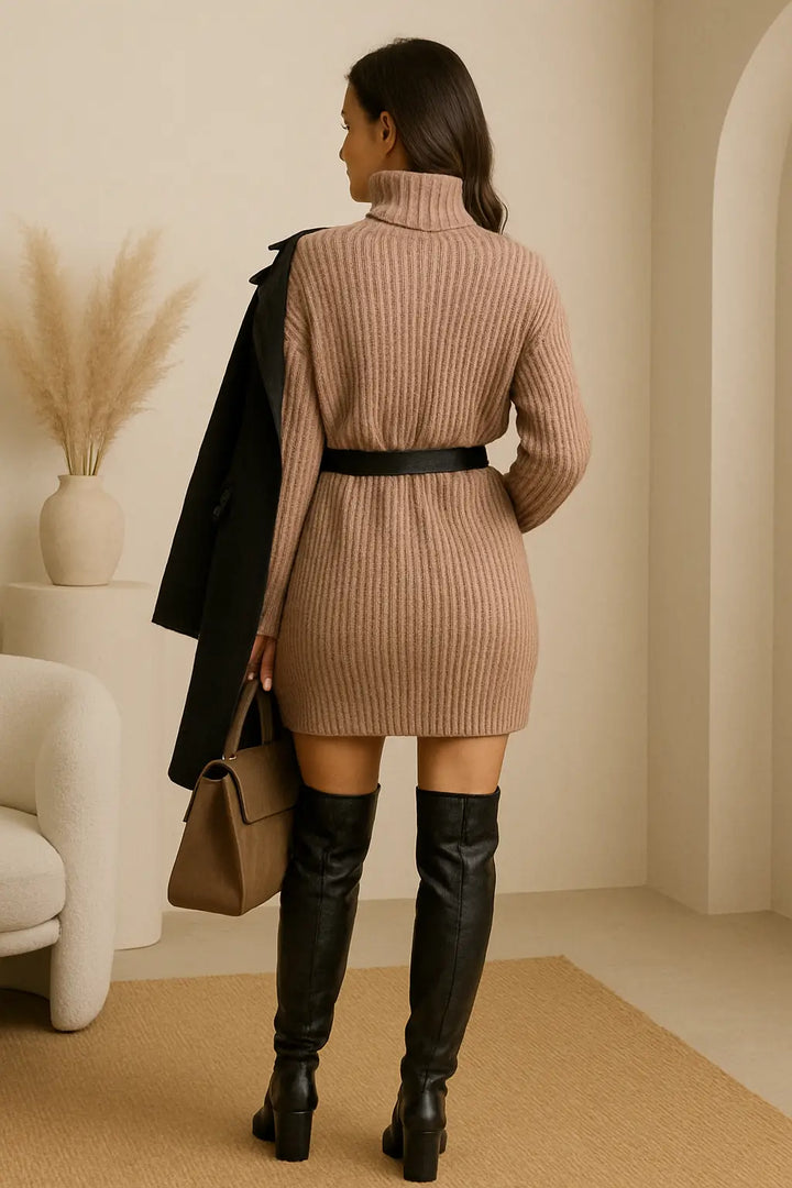 Vestido de Tricot Oversized 