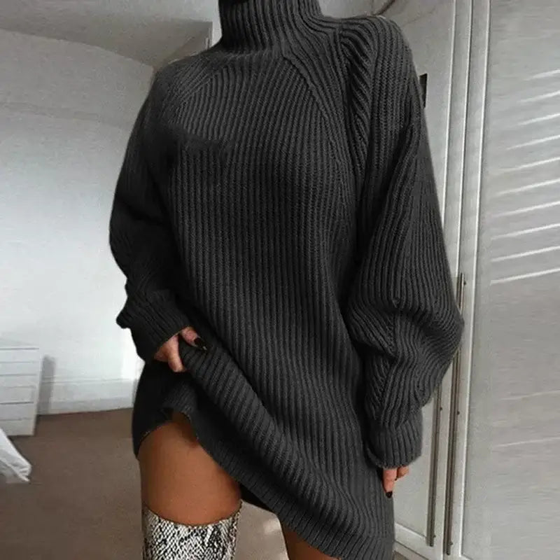 Vestido Gola Alta