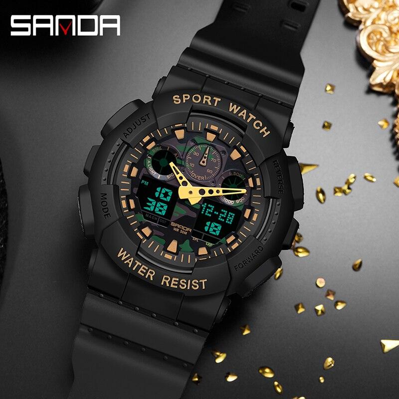 Relógio de Pulso Masculino Sanda Sport Watch Resist Original - Meteoro Envios